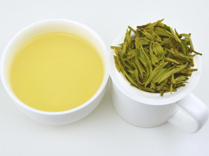 Decaf de la MUESTRA LIBRE longjing té verde de las marcas de fábrica del té verde