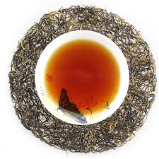 De Keemun del té flojo del cafeína del té mitad totalmente fermentada negra orgánica del café