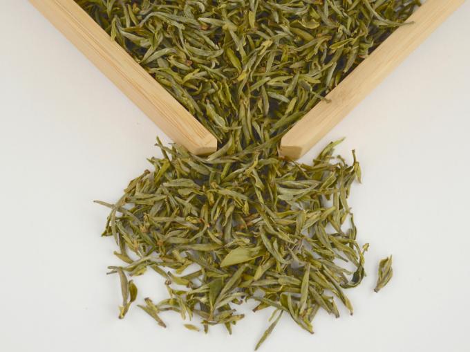 El té verde superior del maofeng amarillo de la montaña del primer grado orina suavemente