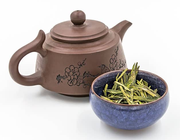 la vitamina C y los aminoácidos longjing del té de wu del jia del mei de los antioxidantes mejoran salud