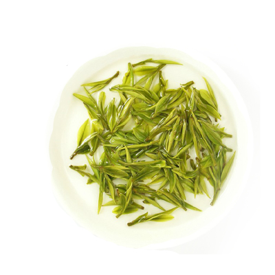 Color amarillo claro sofrito té orgánico del blanco chino de Anji Bai Cha